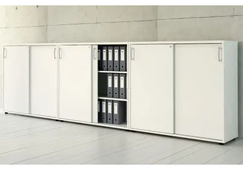 Armoire moyen avec porte coulissante