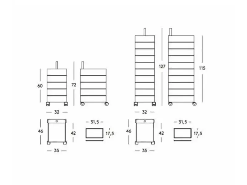 360° drawers 10 laden