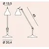 Rotaliana Luxy T1 Lampe de bureau
