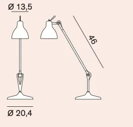 Rotaliana Luxy T1 bureaulamp