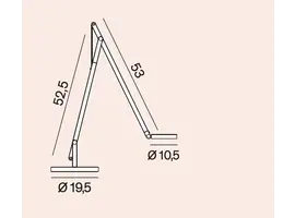 String T1 bureaulamp