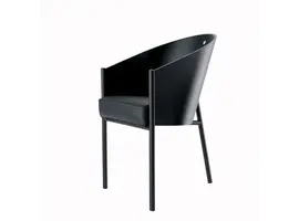 Costes chaise noir ou acajou