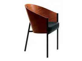 Costes chaise noir ou acajou