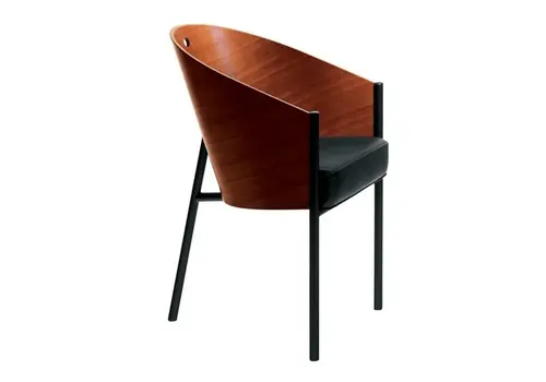 Costes chaise noir ou acajou