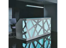 Zig Zag Banque d’accueil avec LED