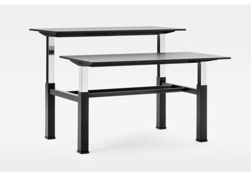 Follow bureau double réglable