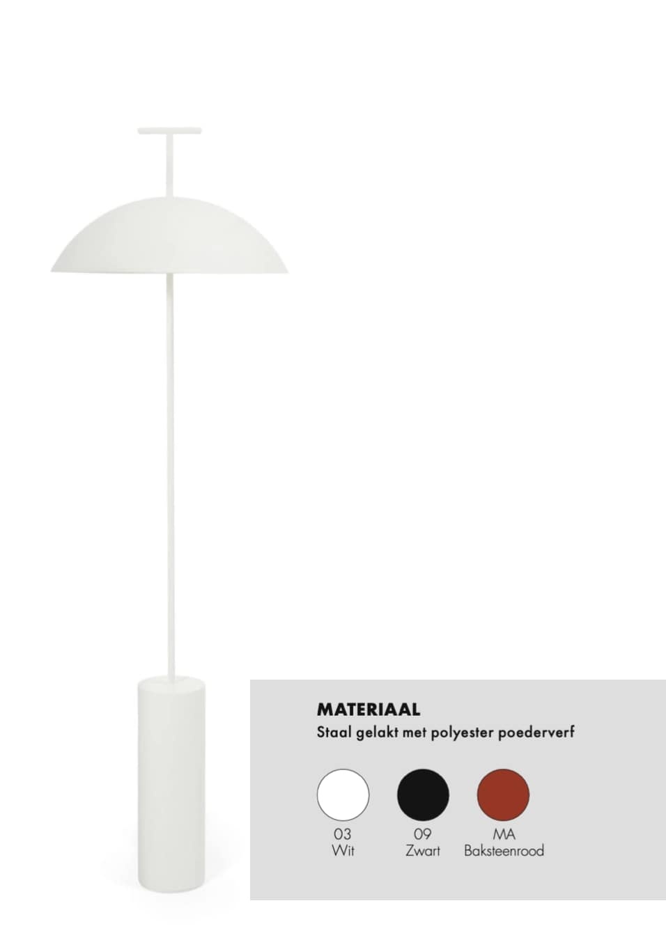 Kartell Lightning Geen-A lampadaire