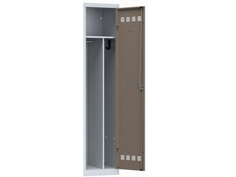 Metalen lockerkast 1 deur - Vuile industrie - H.180 x L.40 cm