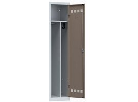 Metalen lockerkast 2 deuren - Vuile industrie - H.180 x L.80 cm