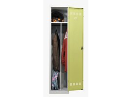 Metalen lockerkast 2 deuren - Vuile industrie - H.180 x L.80 cm