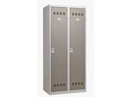 Metalen lockerkast 2 deuren - Vuile industrie - H.180 x L.80 cm