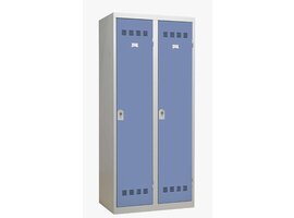 Metalen lockerkast 2 deuren - Vuile industrie - H.180 x L.80 cm