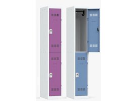 Metalen multi-case locker - 2 lockers H.180 x L.30 cm