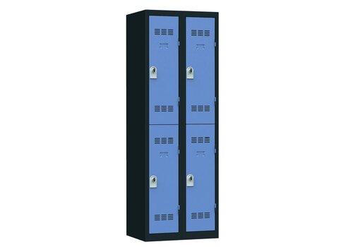 Metalen multi-case locker - 4 lockers H.180 x L.60 cm