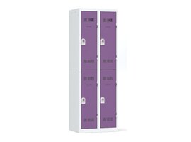 Metalen multi-case locker - 4 lockers H.180 x L.60 cm