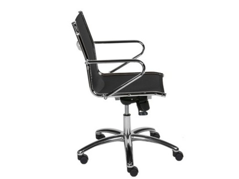 Chaise de bureau en résille sans accoudoirs Light by Luxy