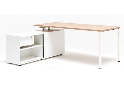Ogi-Y hoekbureau met opbergkast