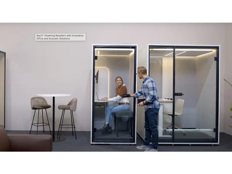 Box1 Sit – Cabine Acoustique assise pour bureau