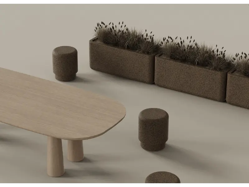 Terra Planter uit kurk