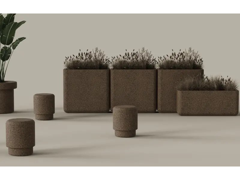Terra Planter uit kurk