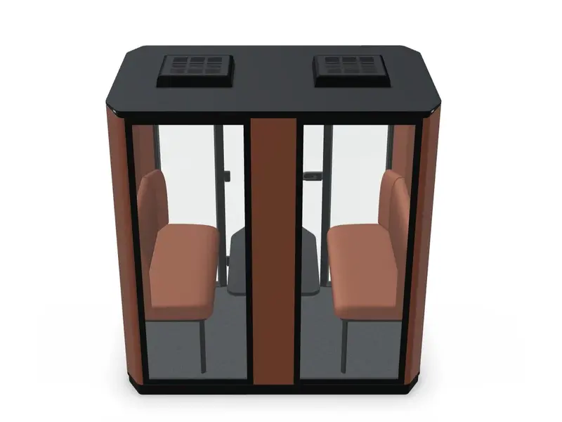 Mdd Coda verrijdbare akoestische cabine voor 4 personen Coda verrijdbare akoestische cabine voor 4 personen