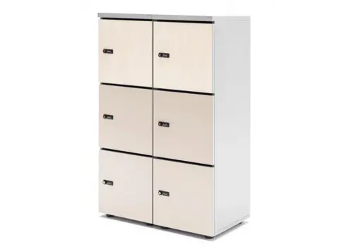 Melamine lockers drie deuren