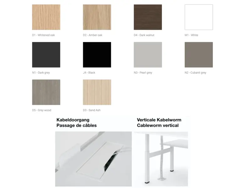 Q-Active elektrisch verstelbaar bureau