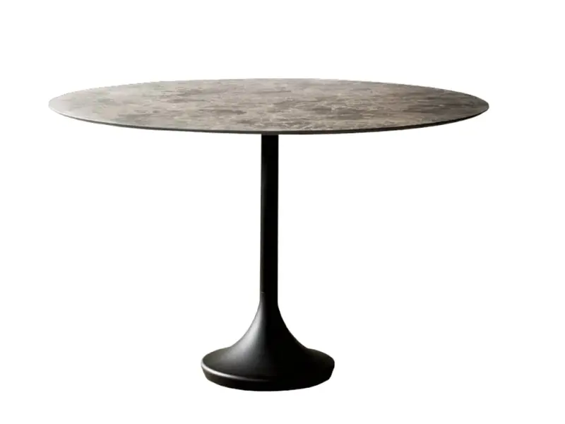 Central round tafel keramiek