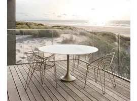 Central round tafel keramiek