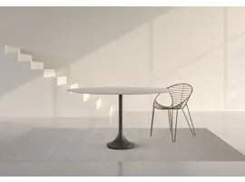 Central round tafel keramiek