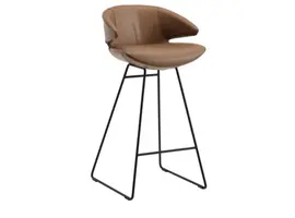 Morisot tabouret de bar en cuir