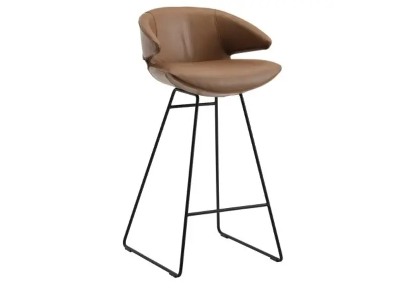 Morisot tabouret de bar en cuir