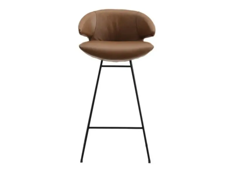 Morisot tabouret de bar en cuir