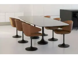 Joli Table Central Faux elyps Table Central Faux elyps