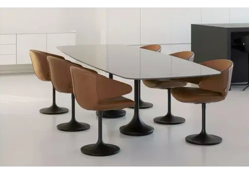 Table Central Faux elyps