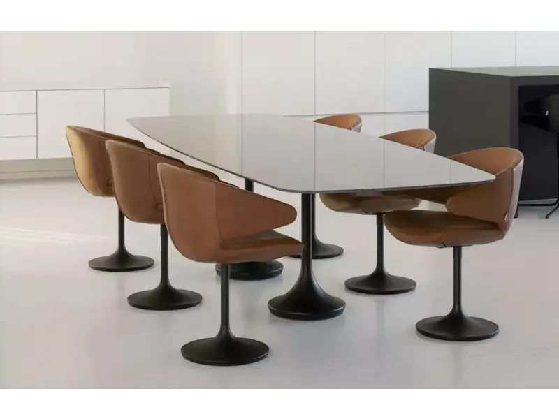 Joli Table Central Faux elyps Table Central Faux elyps