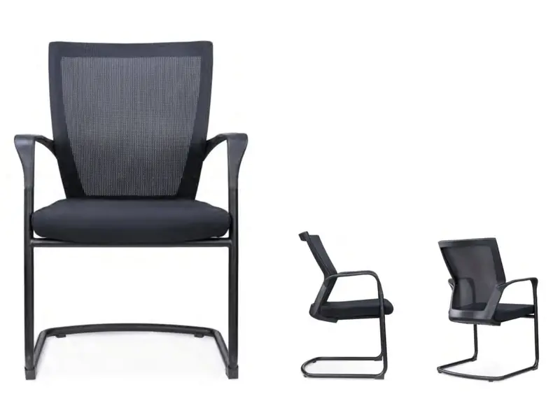 Chaise de réunion Ergo NC avec piètement luge
