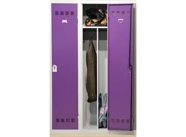 Metalen lockerkast 3 deuren - Vuile industrie - H.180 x L.120 cm