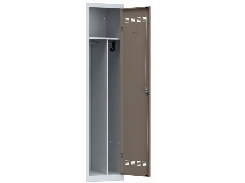 Armoire vestiaire métallique 2 portes - Industrie salissante - H.180 x L.80 cm