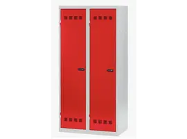 Armoire vestiaire métallique 2 portes - Industrie salissante - H.180 x L.80 cm