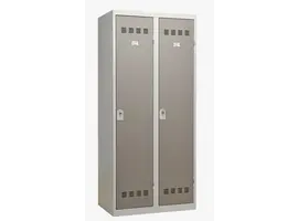 Armoire vestiaire métallique 2 portes - Industrie salissante - H.180 x L.80 cm