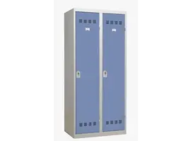 Armoire vestiaire métallique 2 portes - Industrie salissante - H.180 x L.80 cm