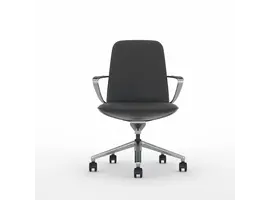 Amola bureaustoel/vergaderstoel in leder