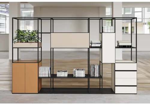 Q18 Bibliothèque modulaire/étagère de séparation