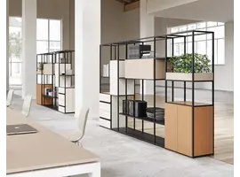 Alea Q18 modulaire bibliotheek/scheidingsrek Q18 modulaire bibliotheek/scheidingsrek