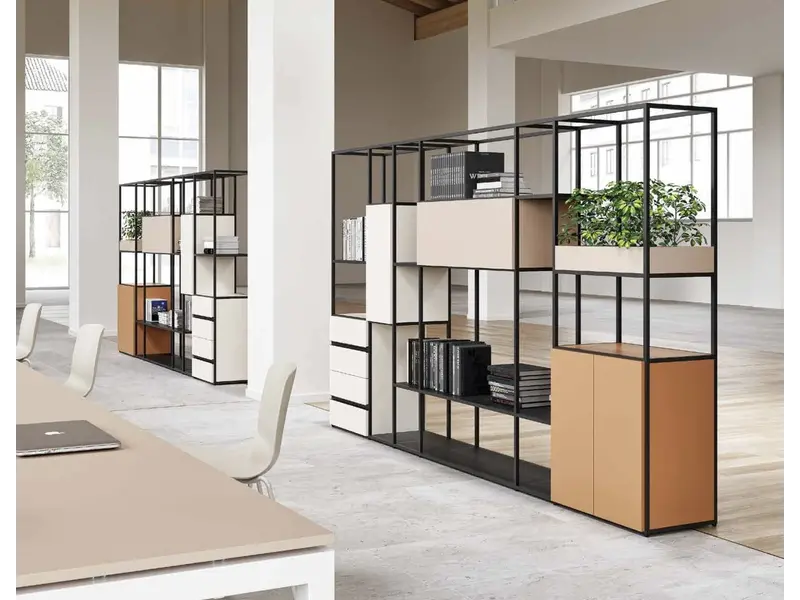 Alea Q18 modulaire bibliotheek/scheidingsrek Q18 modulaire bibliotheek/scheidingsrek