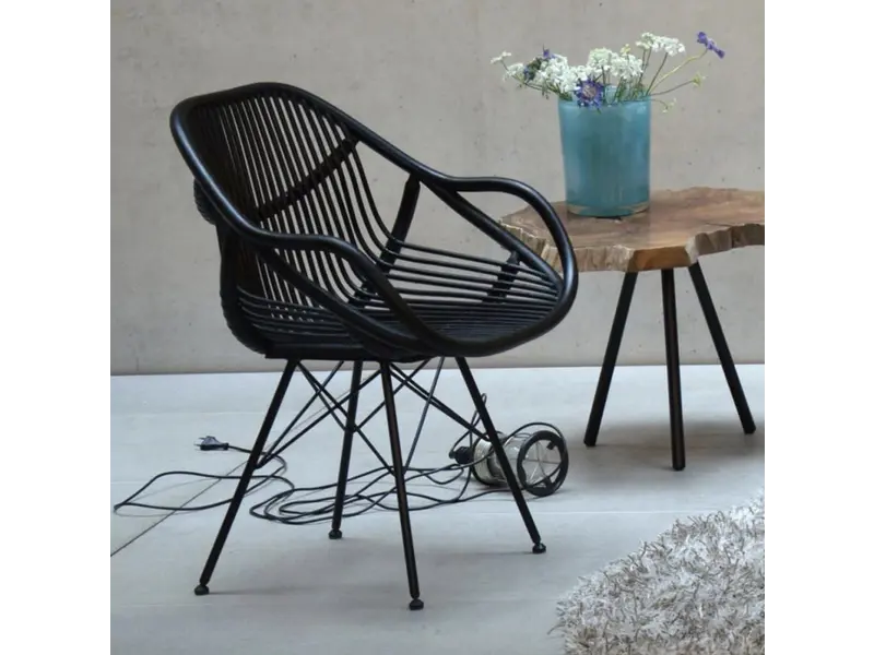 Yara Chaise longue en rotin