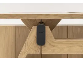 Viga directiebureau 2 persoonseiland met dressoir  en eiken of Fenix tafelblad