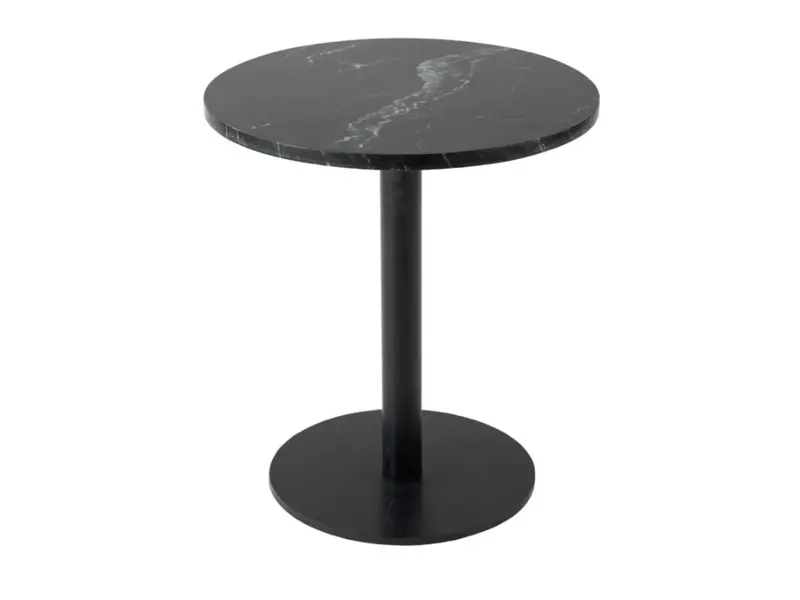 Marble ronde bijzettafels in marmer