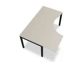 Ogi U bureau d'angle en plusieurs coloris